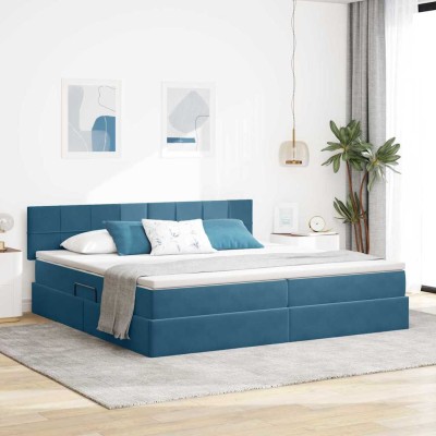 Bed with storage space and...