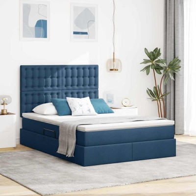 Bed with storage space and...