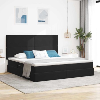 Bed with storage space and...