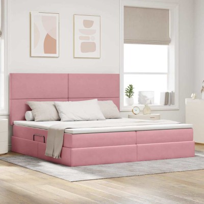 Bed with storage space and...