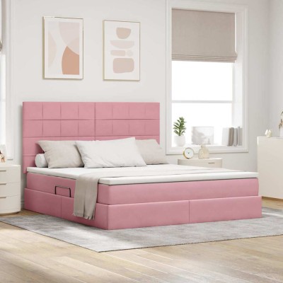 Bed with storage space and...