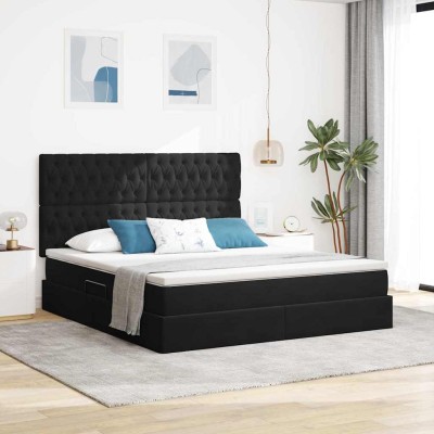 Bed with storage space and...