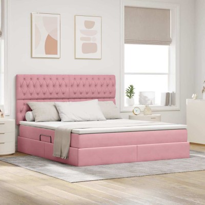Bed with storage space and...