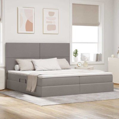 Bed with storage space and...