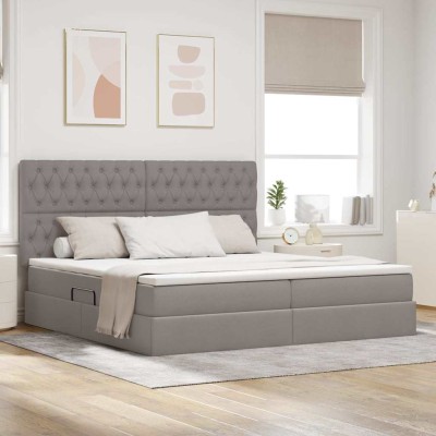 Bed with storage space and...