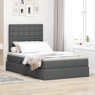 Bed with storage space and...