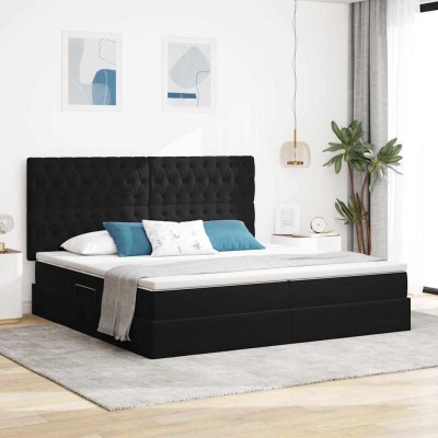 Bed with storage space and...