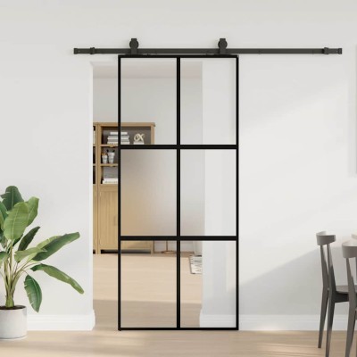 Sliding door with hardware...