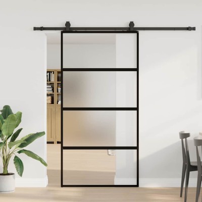 Sliding door with hardware...