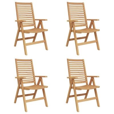 Chair 4 pcs Brown 64.5 x 52...