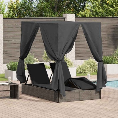 Double sunbed Gray 205 x...