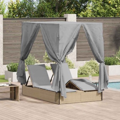 Double sunbed Gray 205 x...