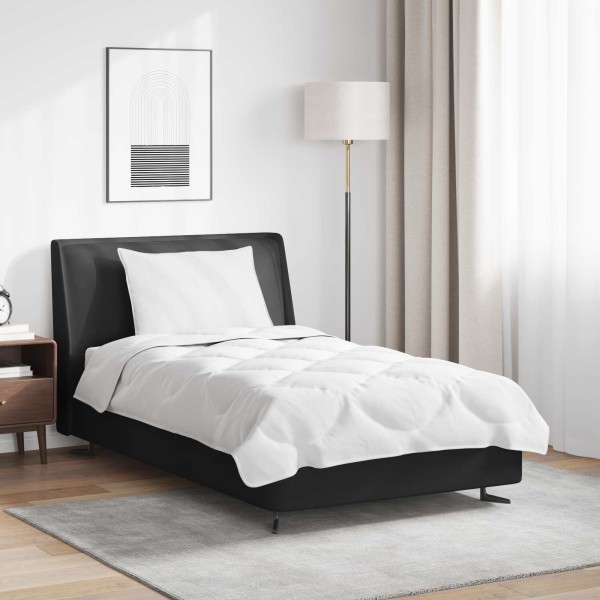 Duvet set with pillow 2 pcs White Microfiber