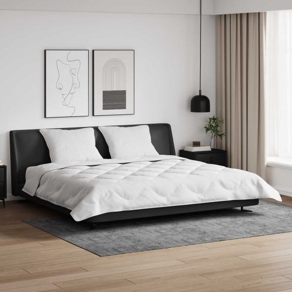 Winter duvet with pillow 3 pcs White Microfiber