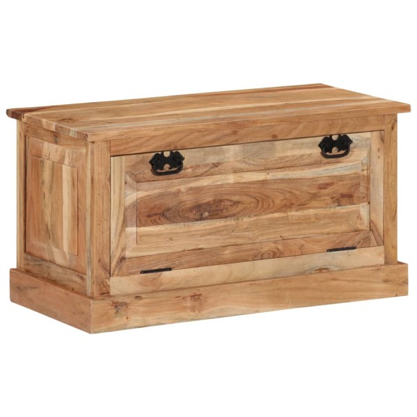 Shoe bench-storage box, 85x40x45cm, solid acacia