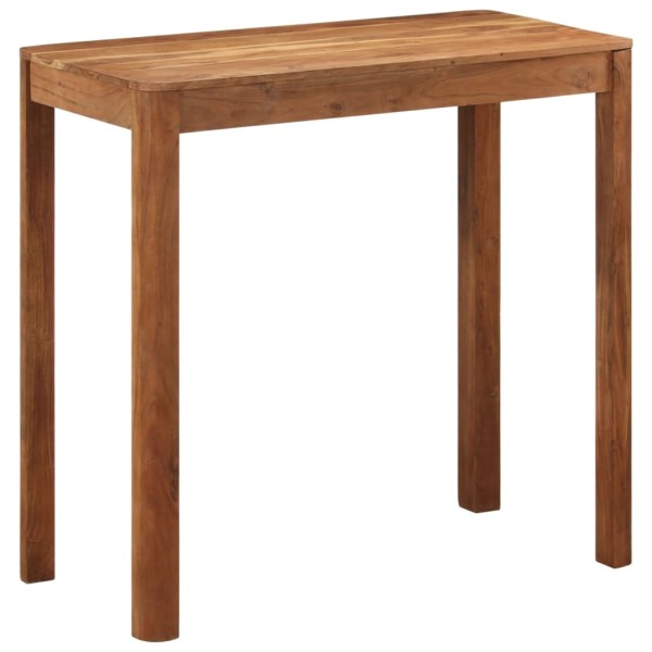 Bar table, 110x55x106cm, acacia with honey color finish