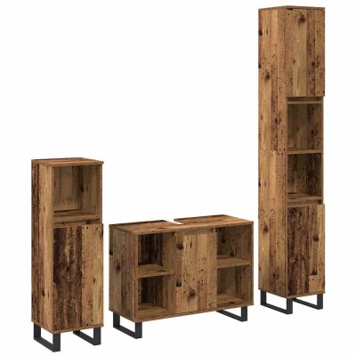 Bathroom furniture set with...