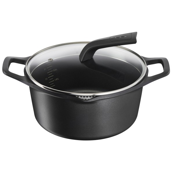 Katls ar vāku Tefal E2494644 Melns Ø 24 cm
