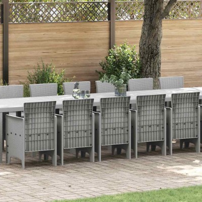 Garden dining set with...