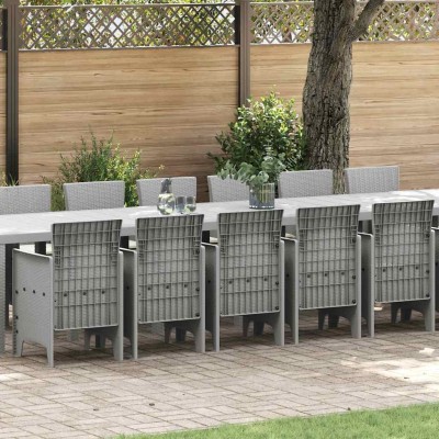 Garden dining set with...