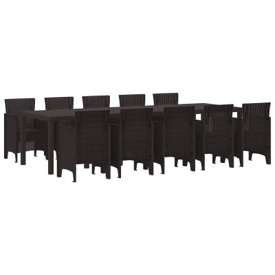 Garden dining set with...