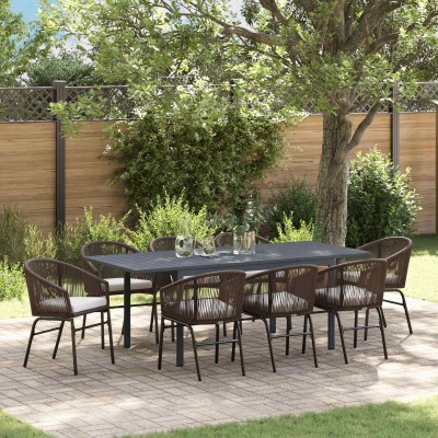 Garden dining set 9 pcs...