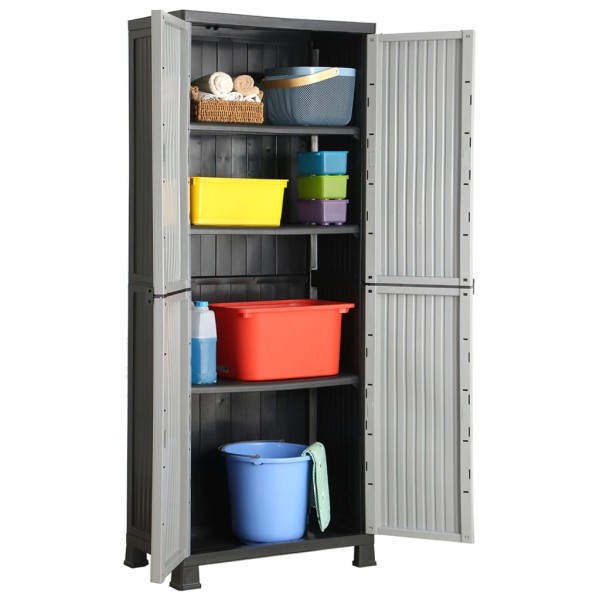 Plastic cabinet, 68x39x171.5cm