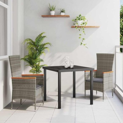 Garden dining set with...