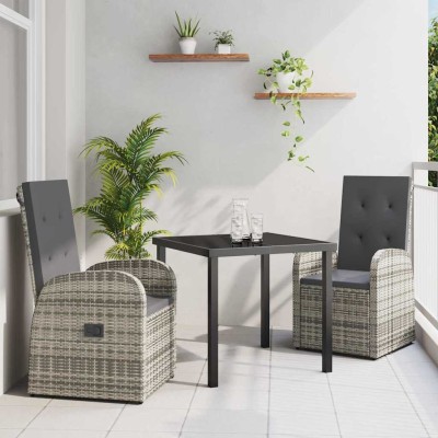 Garden dining set with...