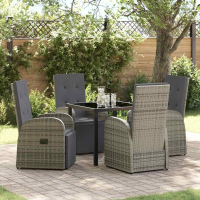Garden dining set with...