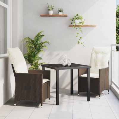 Garden dining set with...