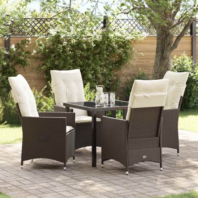Garden dining set with...