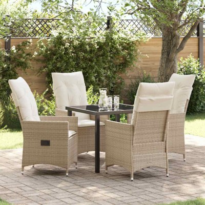 Garden dining set with...