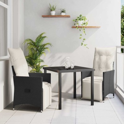 Garden dining set with...