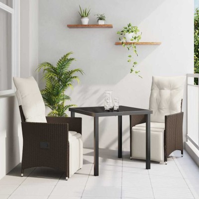 Garden dining set with...