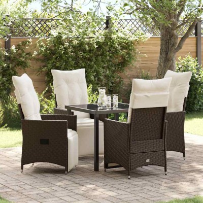 Garden dining set with...