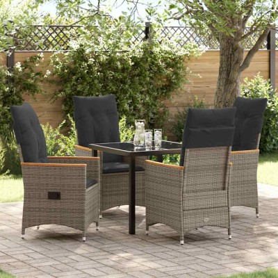 Garden dining set with...