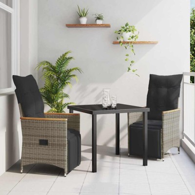 Garden dining set with...