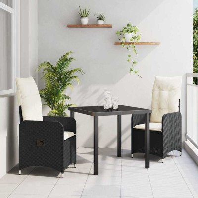 Garden dining set with...