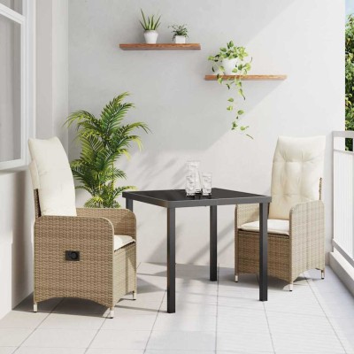 Garden dining set with...