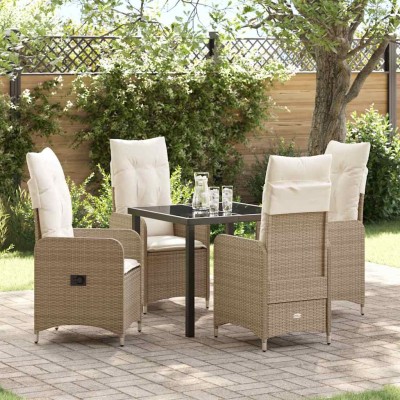 Garden dining set with...