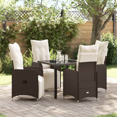 Garden dining set with...