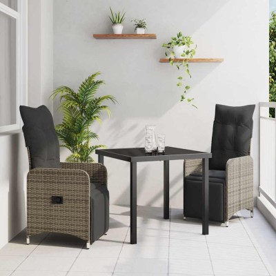 Garden dining set with...