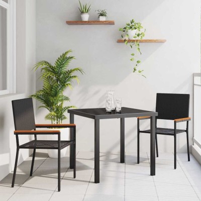 Garden dining set with...
