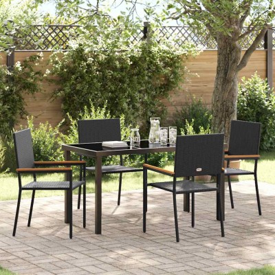 Garden dining set with...