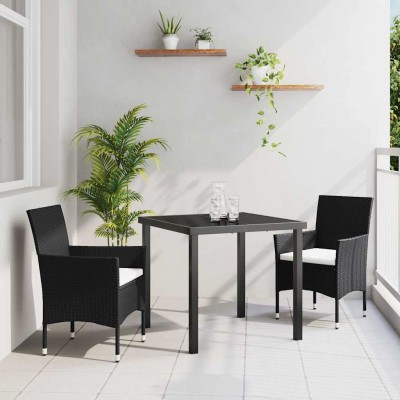 Garden dining set with...