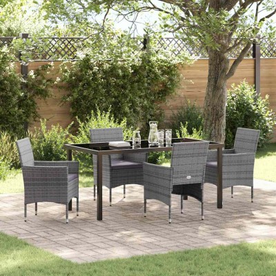 Garden dining set with...