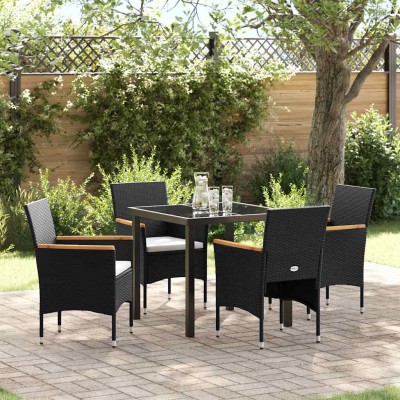 Garden dining set with...