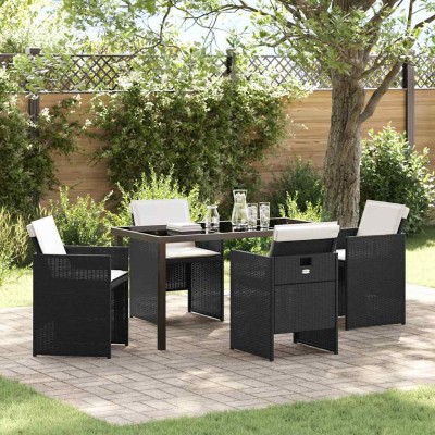 Garden dining set with...