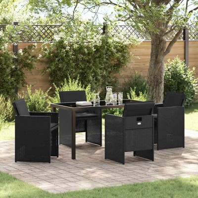 Garden dining set with...